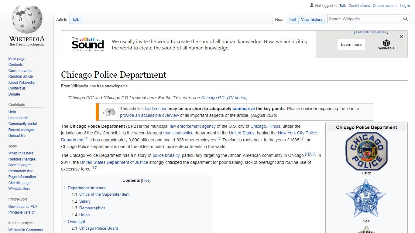 Chicago Police Department - Wikipedia